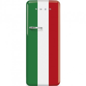 Smeg FAB28RDIT5 retro chladnička italská vlajka
