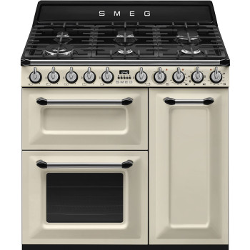 Smeg TR93P sporák 90 cm krémový